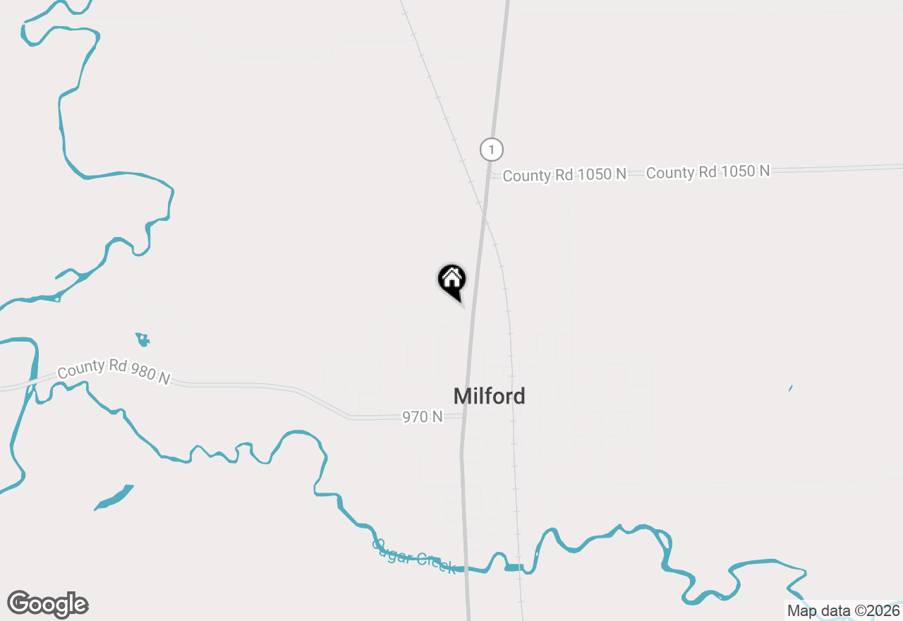 Map of 111 W Mckinley Avenue, Milford, IL 60953