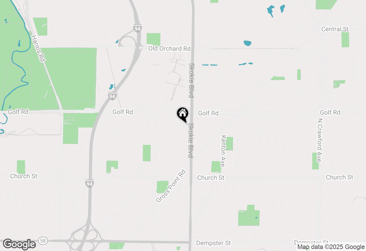 Map of 4840 Foster Street #304, Skokie, IL 60077