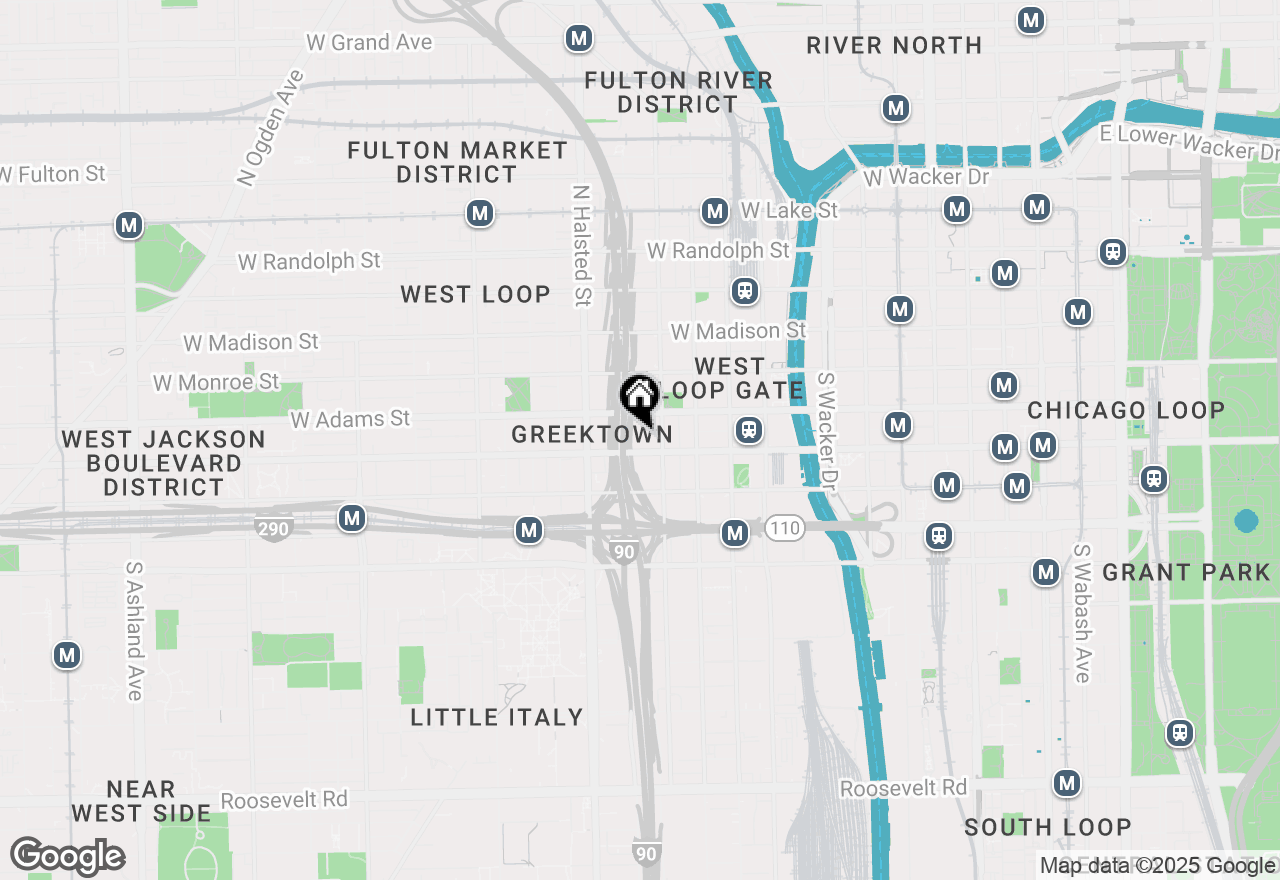 Map of 728 W Jackson Boulevard #1110, Chicago, IL 60661