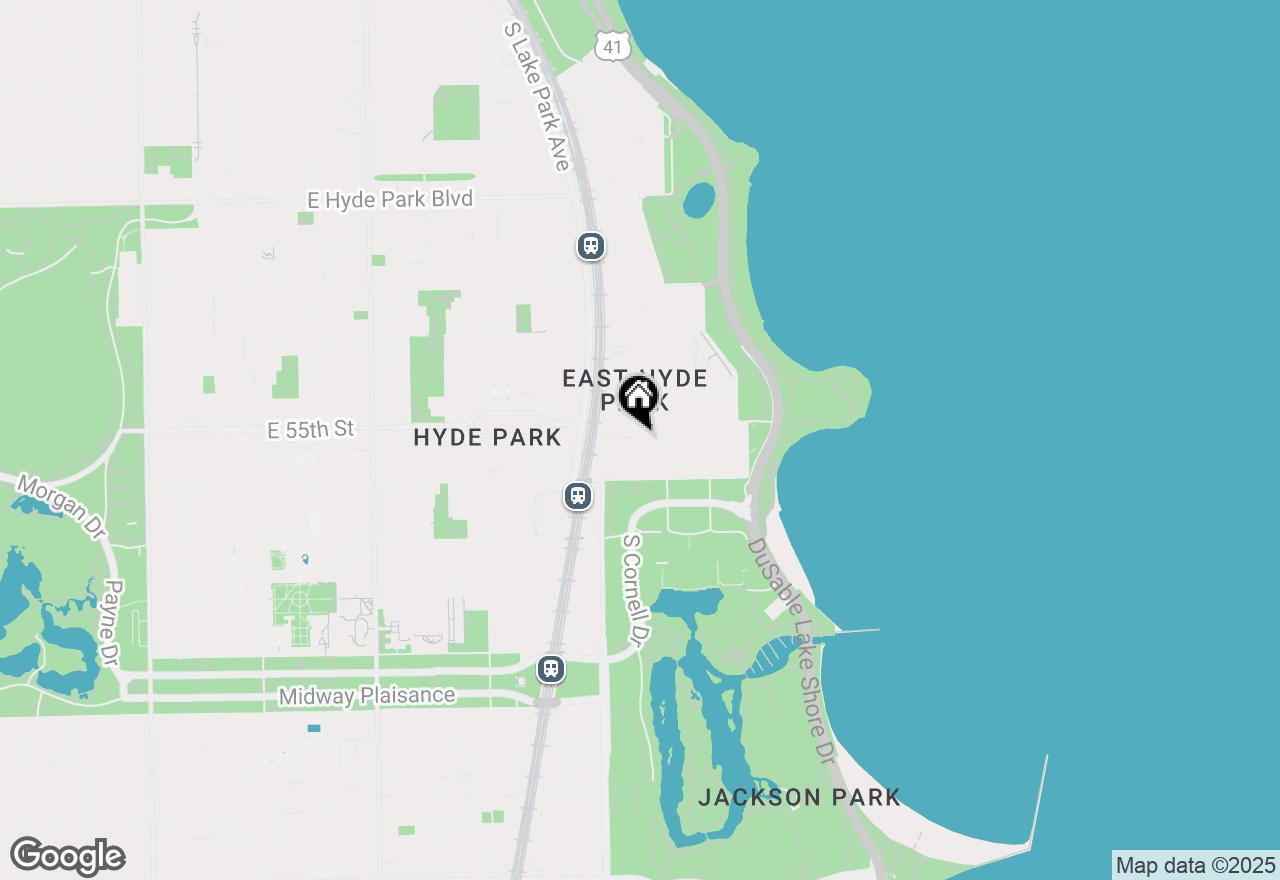 Map of 5515 S Cornell Avenue #304, Chicago, IL 60637