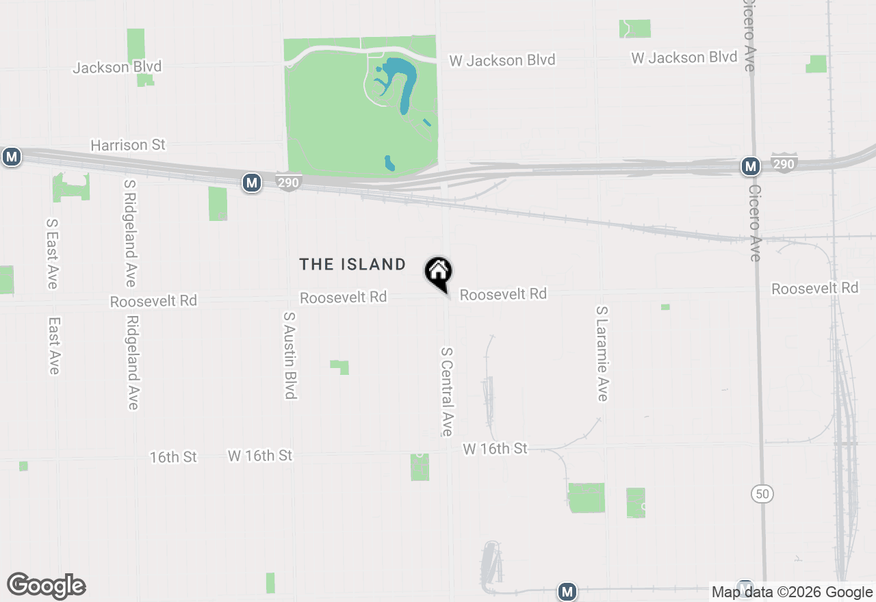 Map of 5607 W Roosevelt Road, Cicero, IL 60644