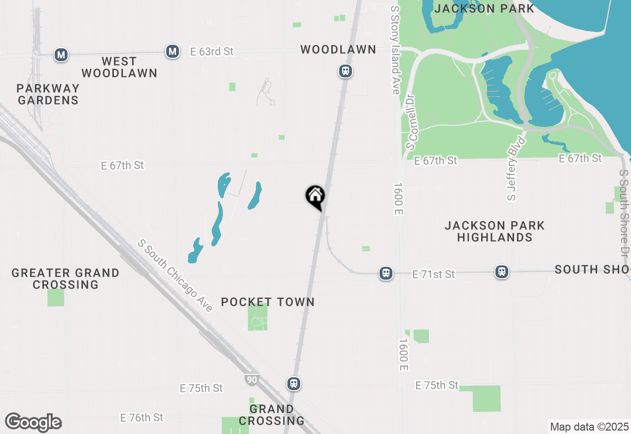 Map of 1311 E 69th Street, Chicago, IL 60637