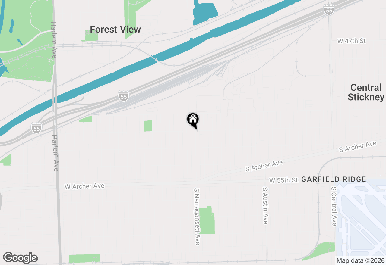 Map of 6401 W 52nd Street #2, Chicago, IL 60638