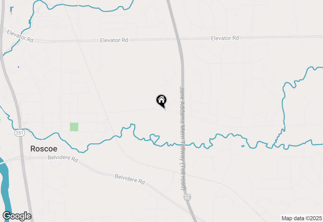 Map of 6838 Prairie Nook, Roscoe, IL 61073