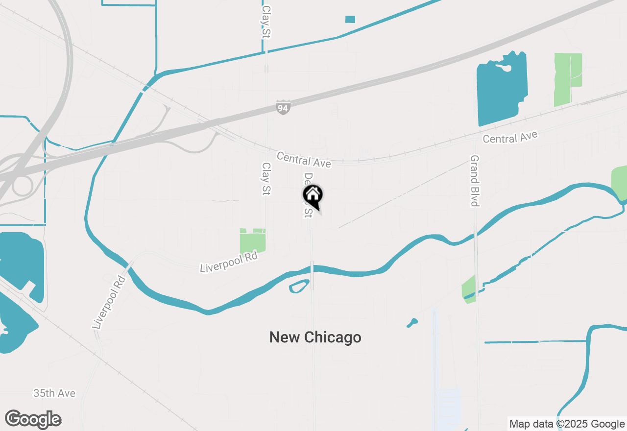 Map of 2851 Dekalb Street, Lake Station, IN 46405