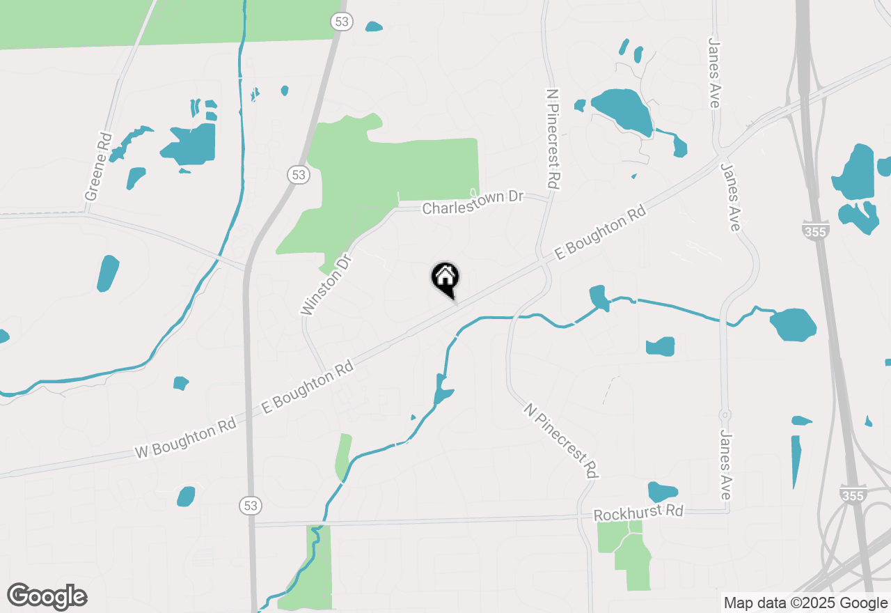 Map of (Address confidential), Bolingbrook, Illinois 60440