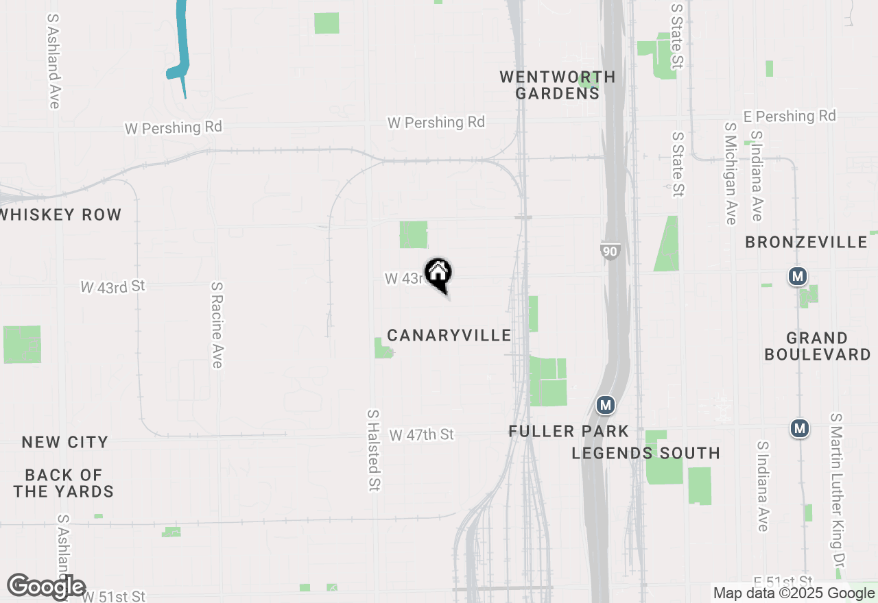 Map of 613 W 43rd Place #2, Chicago, IL 60609