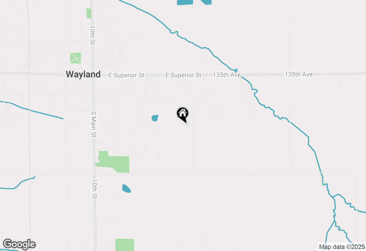 Map of 843 Wild Flower Court, Wayland, MI 49348