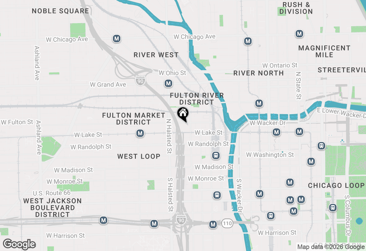 Map of 657 W Fulton Street #703, Chicago, IL 60661