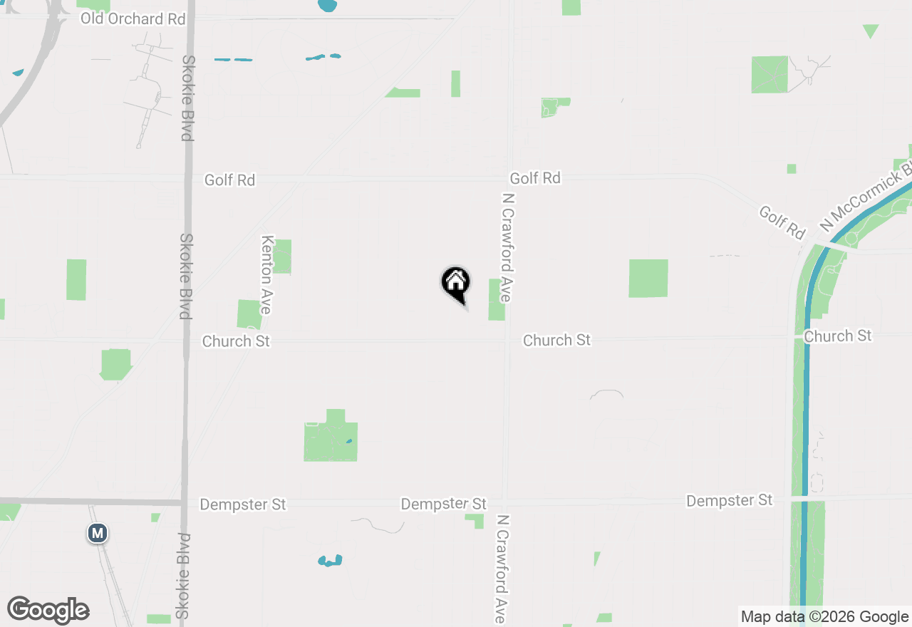 Map of 9239 Kedvale Avenue, Skokie, IL 60076