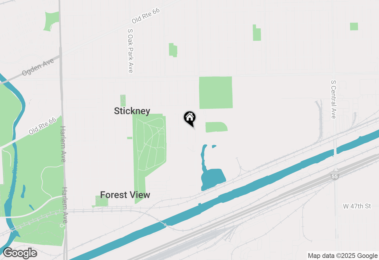 Map of 4206 Elmwood Avenue, Stickney, IL 60402