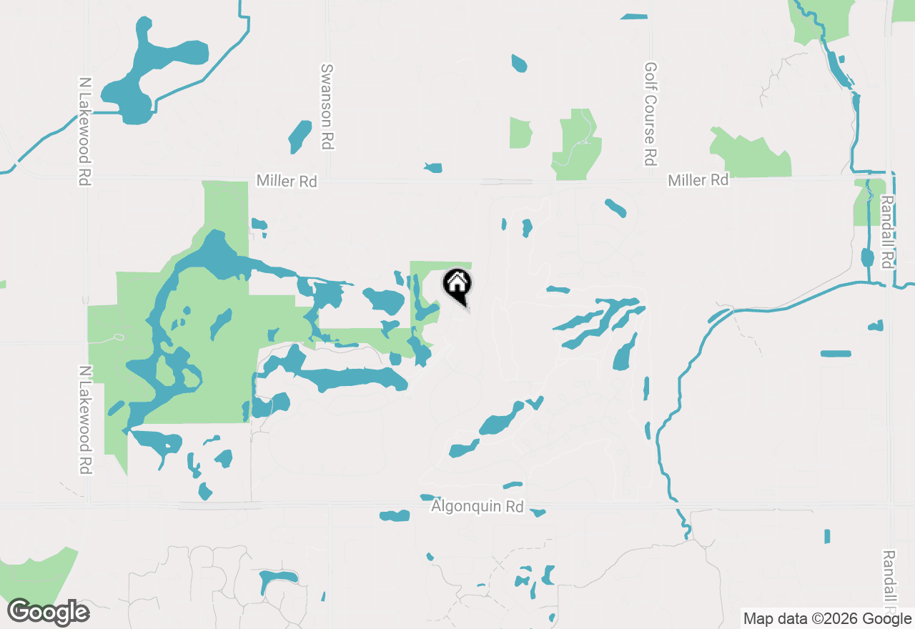 Map of 610 Juniper Lane, Lake In The Hills, IL 60156
