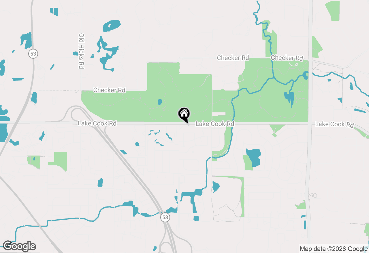 Map of 1408 W Crane Street #5, Arlington Heights, IL 60004