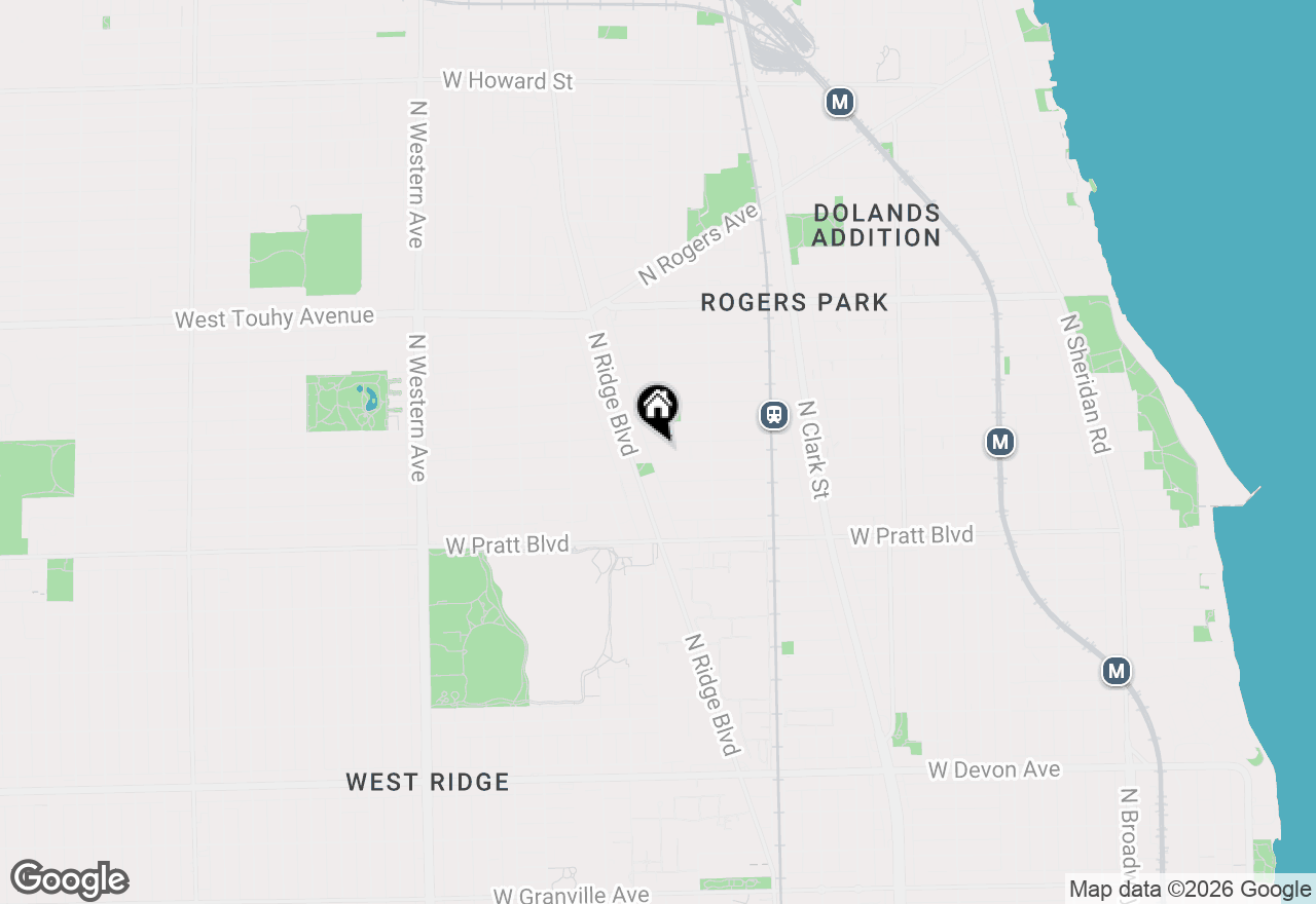Map of 1958 W Morse Avenue #A, Chicago, IL 60626