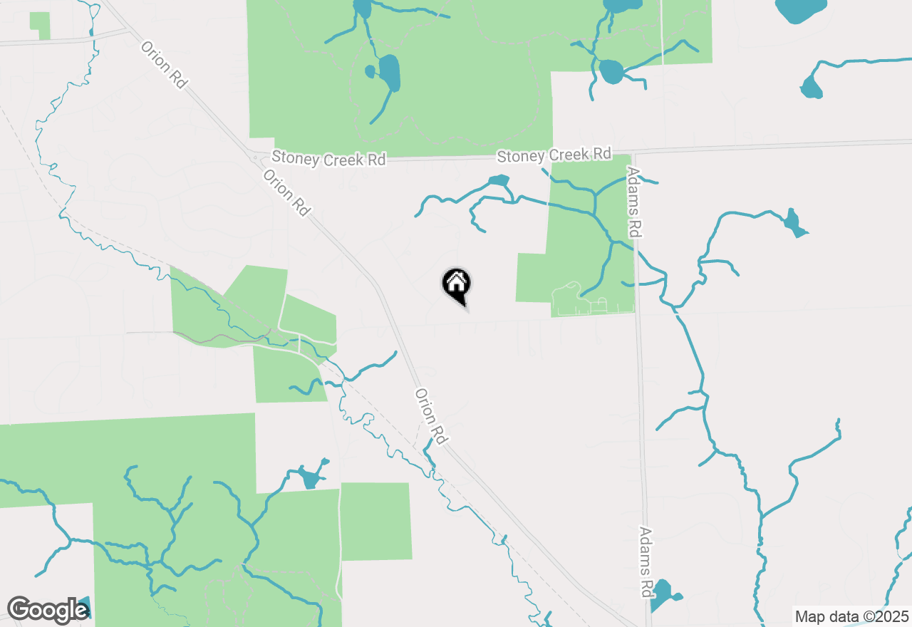 Map of 3572 E Clarkston Road, Oakland, MI 48363