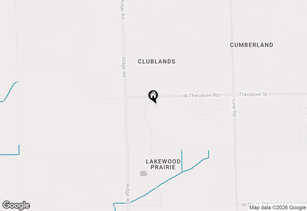 Map of 7613 Sassafras Lane, Joliet, IL 60431