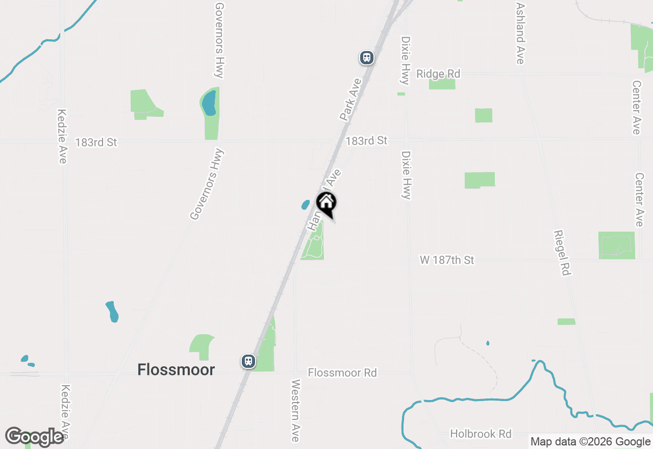 Map of 18600 Golfview Avenue, Homewood, IL 60430