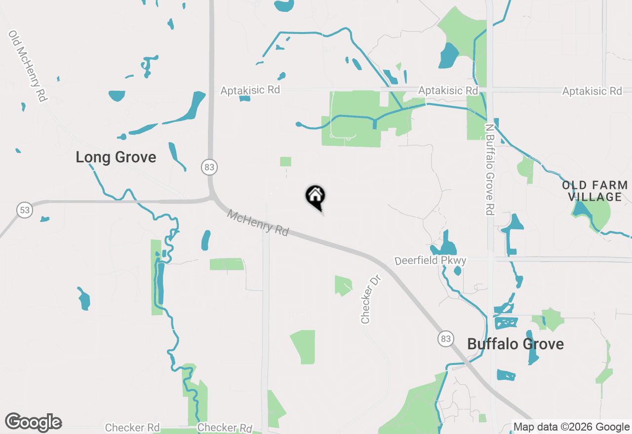 Map of 1265 Ranchview Court, Buffalo Grove, IL 60089