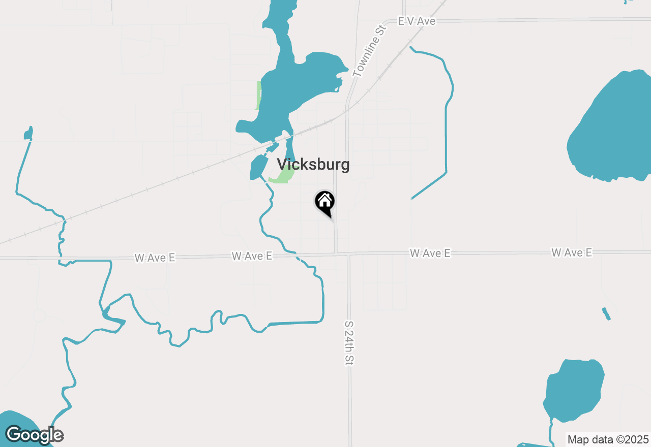 Map of 114 E Park Street, Vicksburg, MI 49097