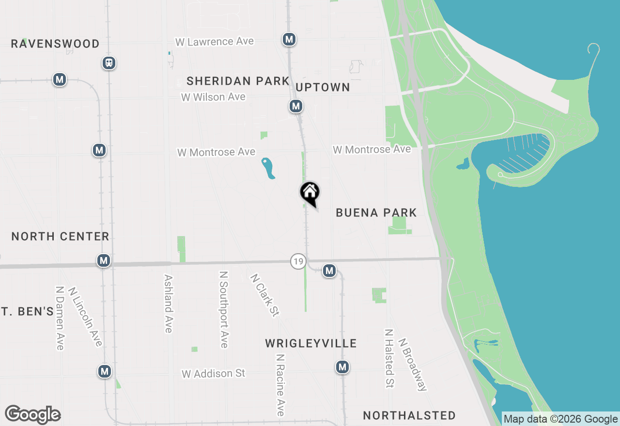 Map of 4138 N Kenmore Avenue #2, Chicago, IL 60613