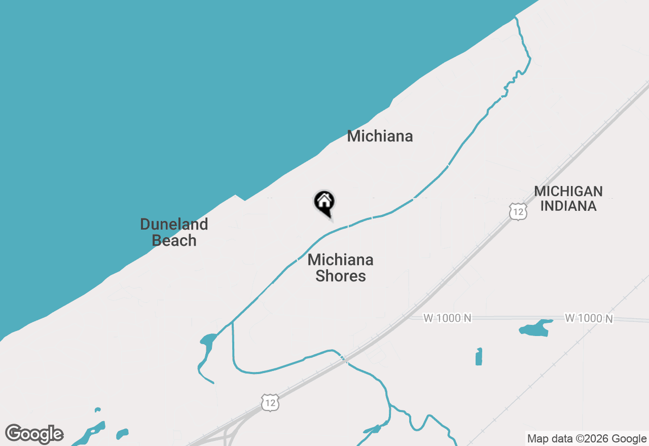 Map of 3820 Hiawatha Drive, Michiana Shores, IN 46360