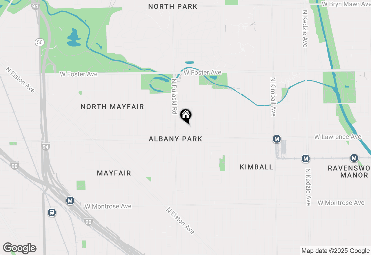 Map of 4843 N Harding Avenue #2S, Chicago, IL 60625