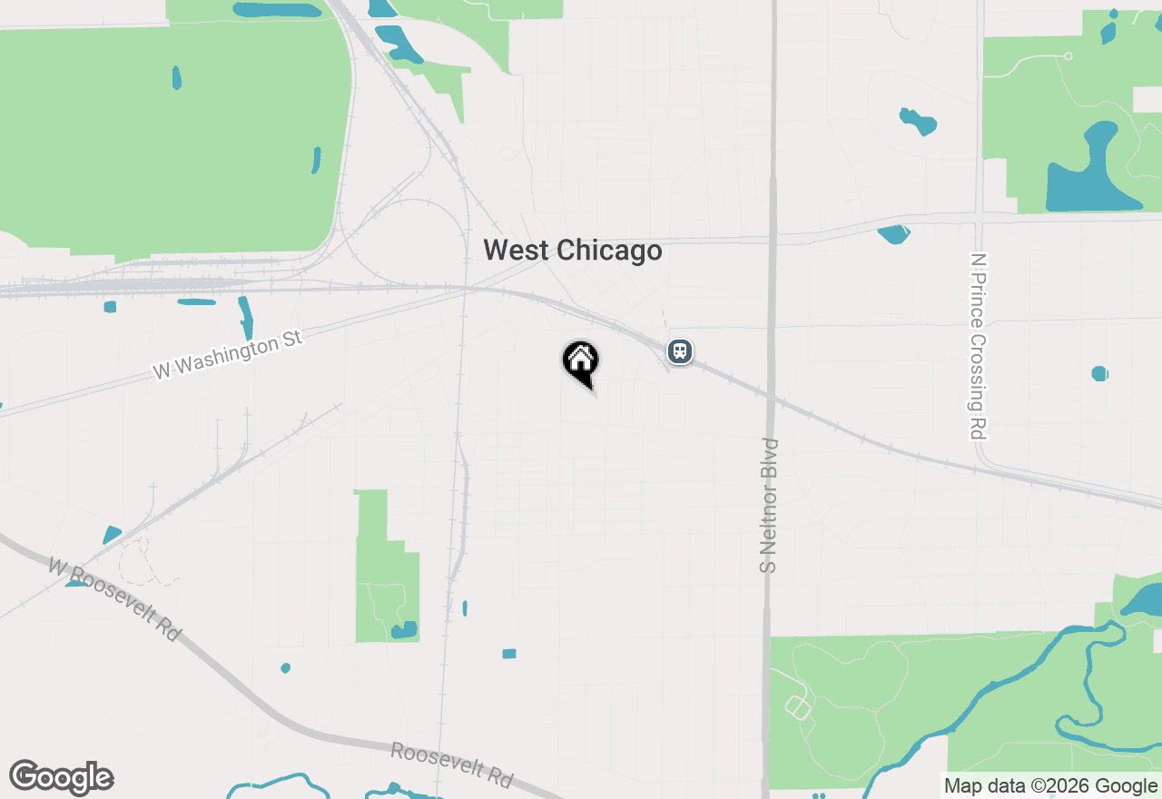 Map of 320 Allen Avenue, West Chicago, IL 60185