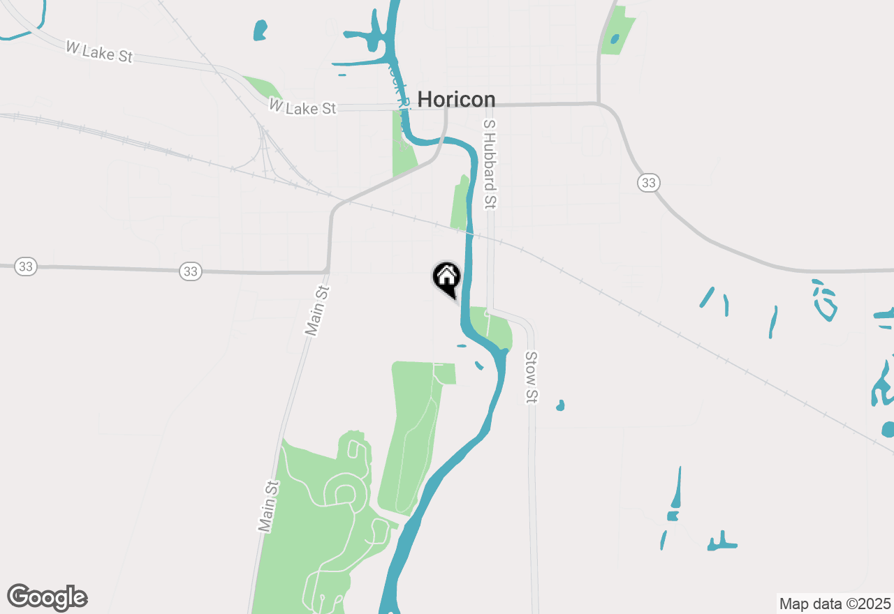 Map of 609 Valley St, Horicon, WI 53032