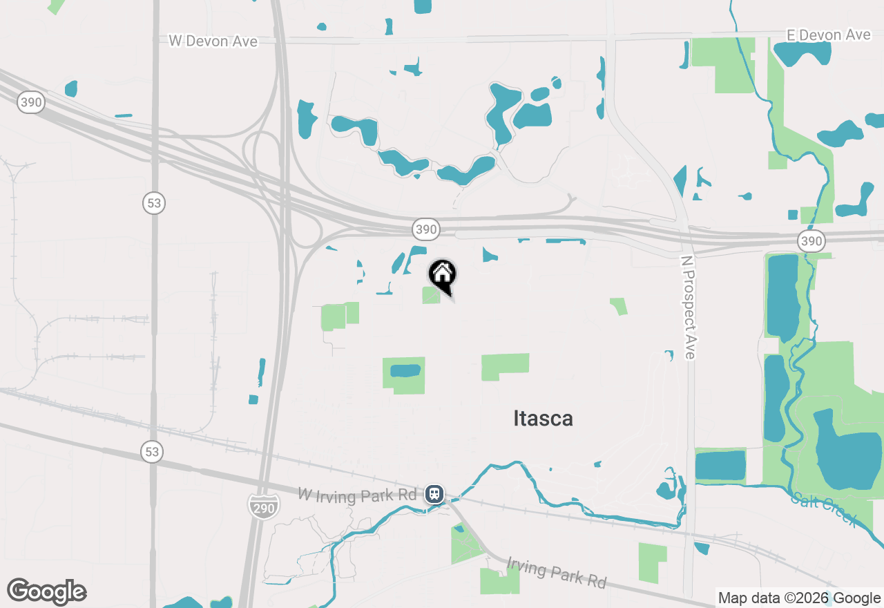 Map of 107 Walters Lane #2A, Itasca, IL 60143