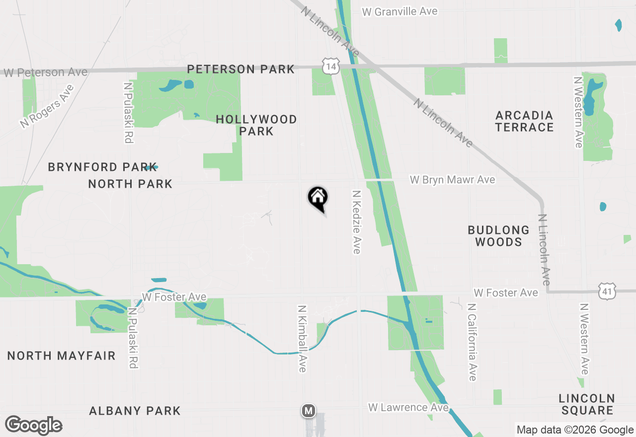 Map of 5441 N Christiana Avenue, Chicago, IL 60625