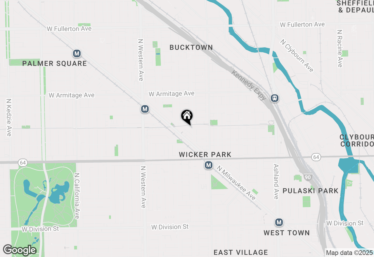 Map of 1759 N Wilmot Avenue, Chicago, IL 60647
