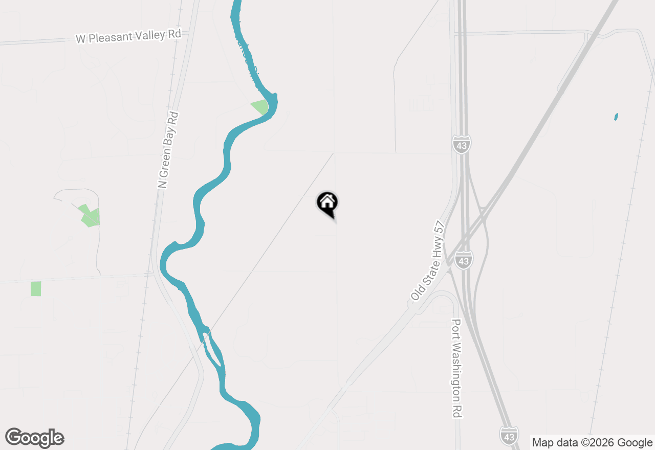 Map of 1410 Lebon Ln, Grafton, WI 53024