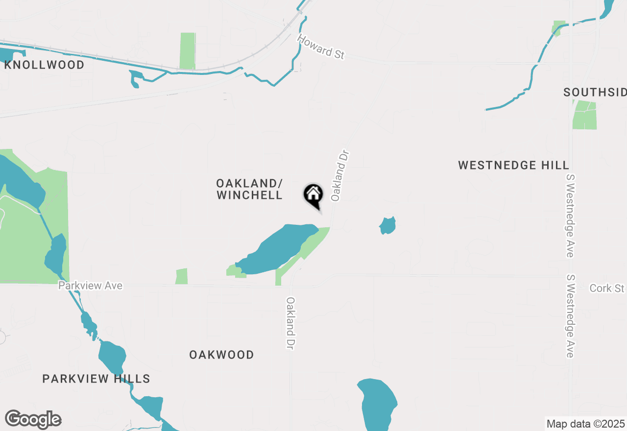 Map of 1907 Chevy Chase Boulevard, Kalamazoo, MI 49008