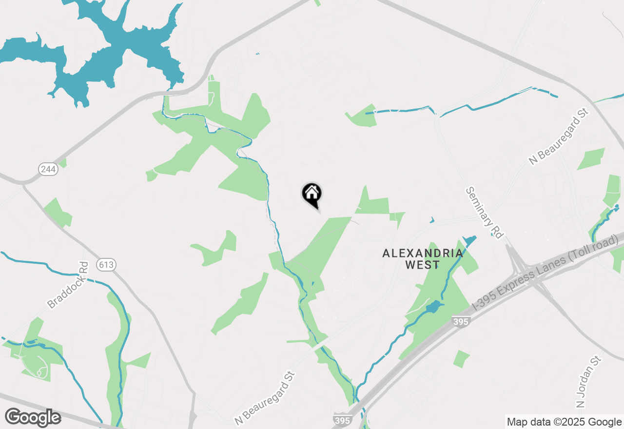 Map of 5840 Doris Place, Alexandria, VA 22311