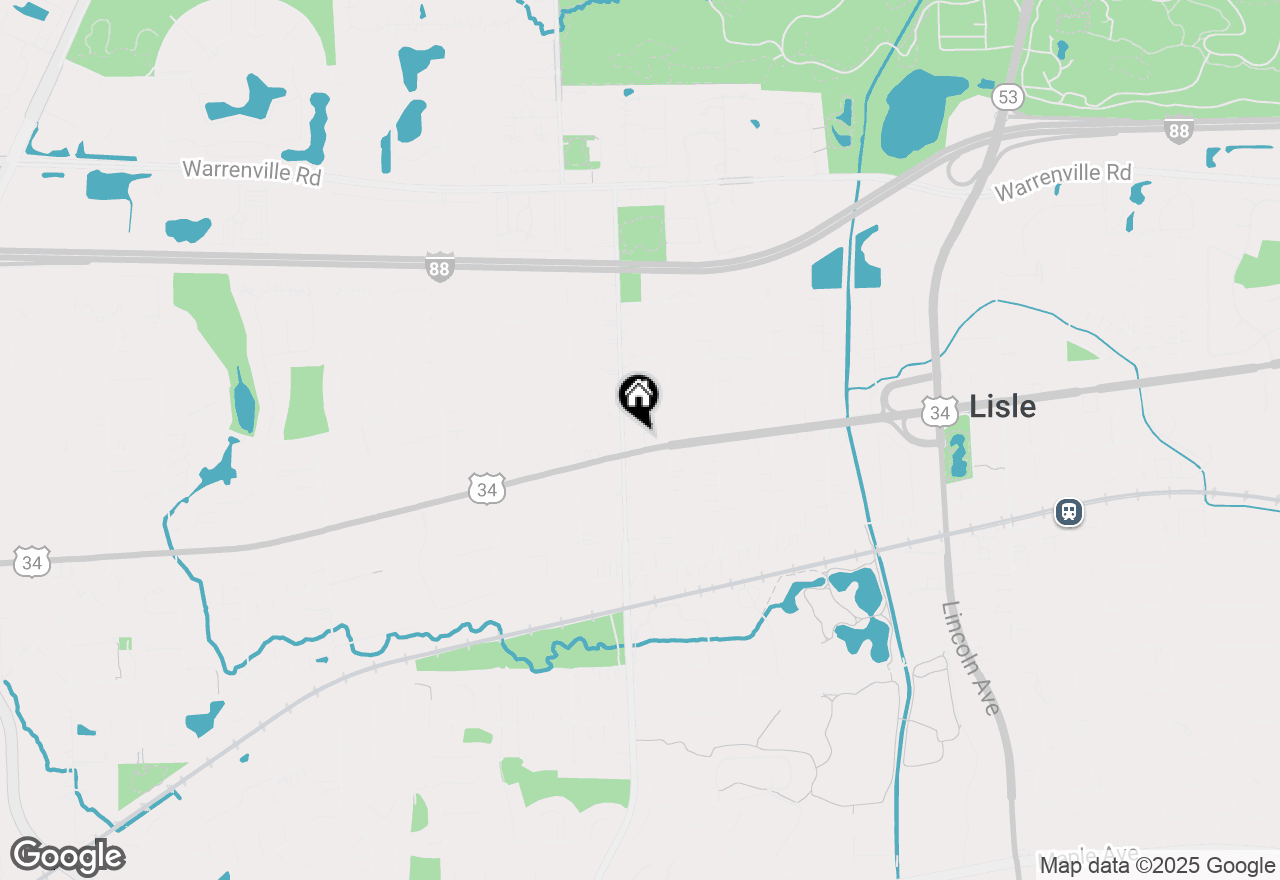 Map of 1916 Ogden Avenue, Lisle, IL 60532