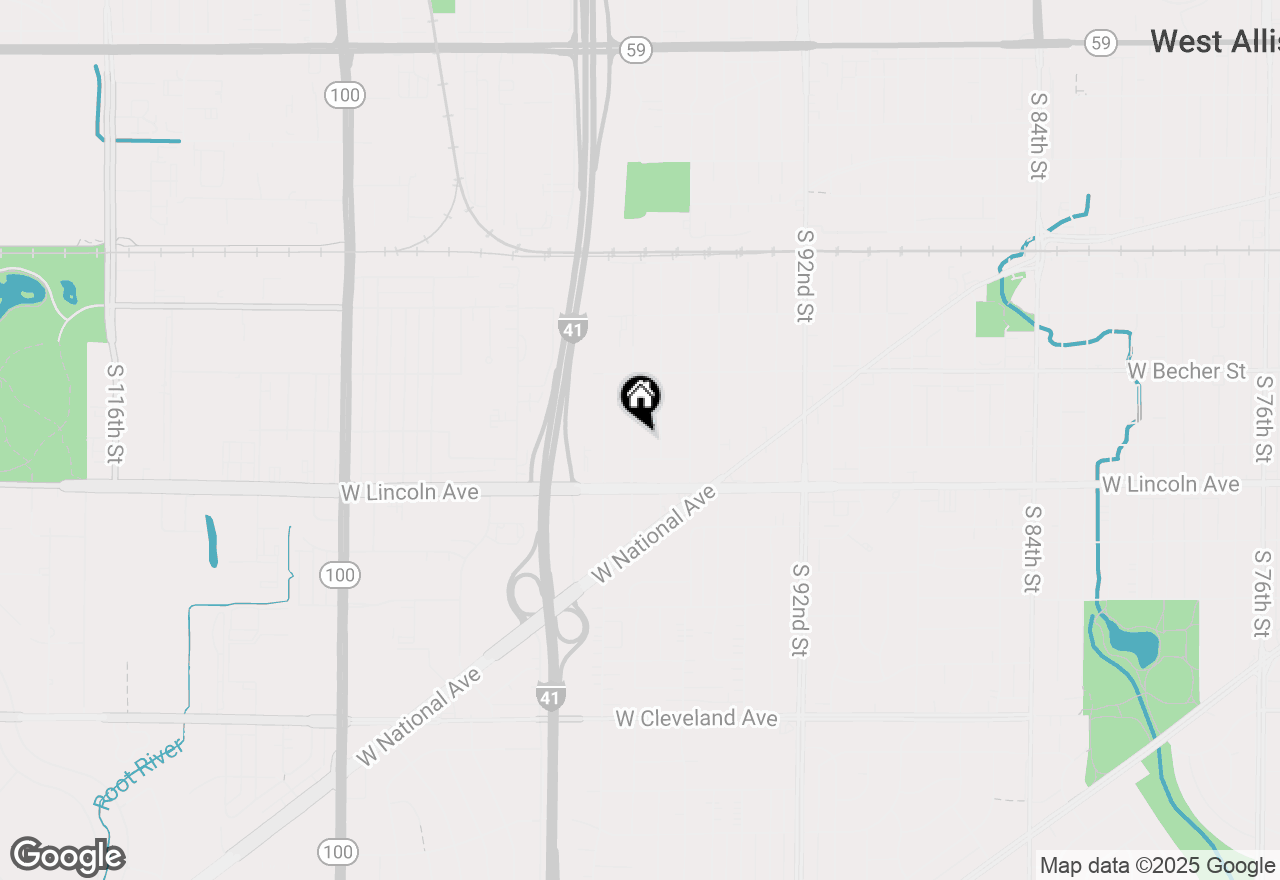 Map of 2172 S 98th St, West Allis, WI 53227