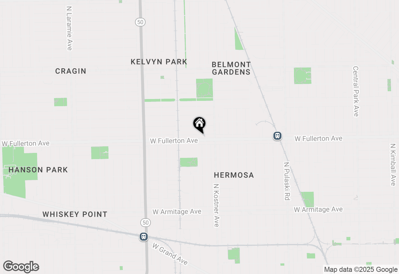 Map of 4444 W Fullerton, Chicago,  60639