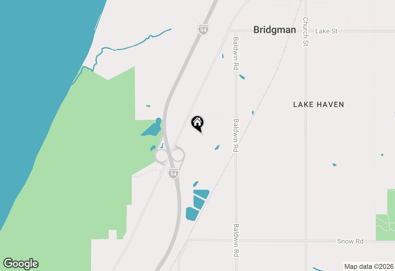 Map of 10300 Creekview Road, Bridgman, MI 49106
