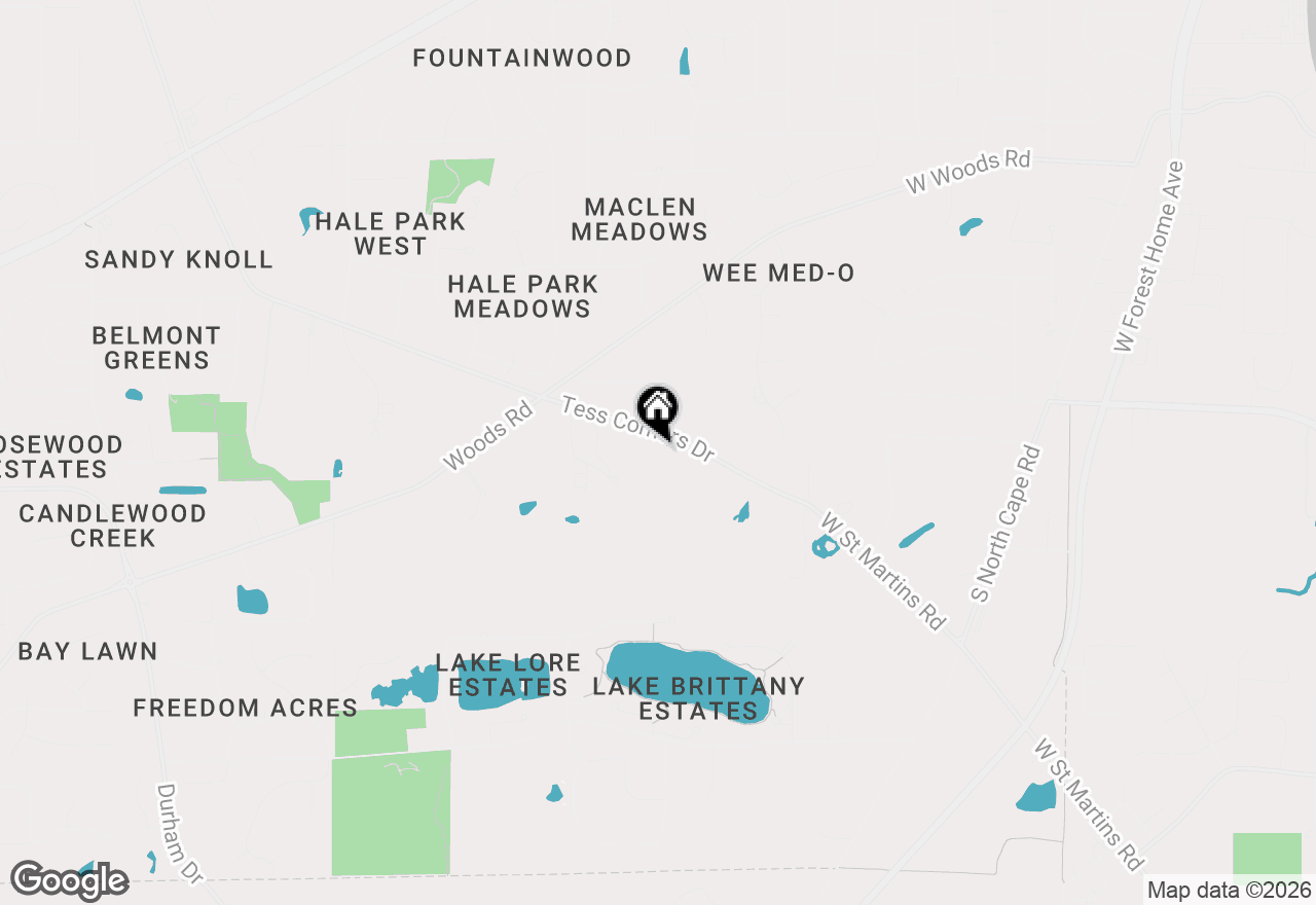 Map of S71W12903 Tess Corners Dr, Muskego, WI 53150