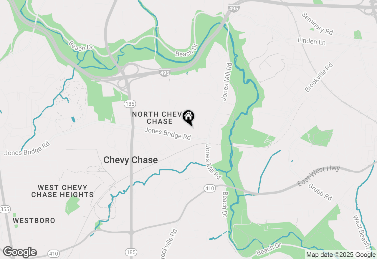 Map of 8808 Walnut Hill Road, Chevy Chase, MD 20815