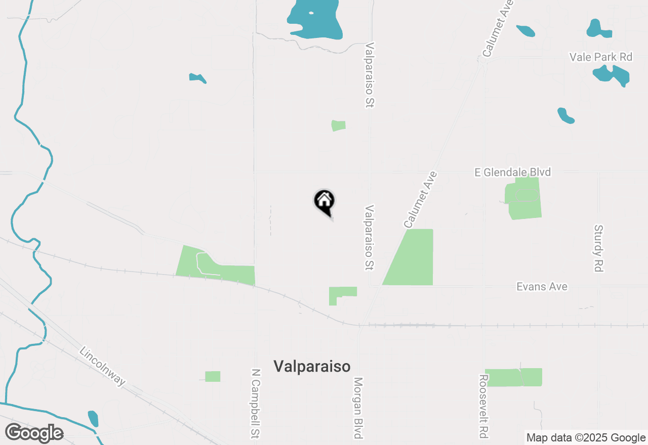 Map of 1513 Franklin Street, Valparaiso, IN 46383