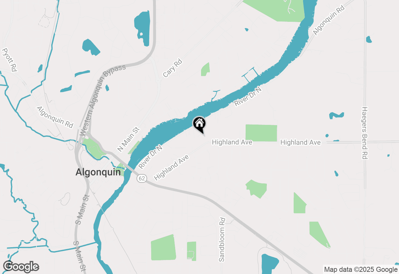 Map of 925 N River Road, Algonquin, IL 60102
