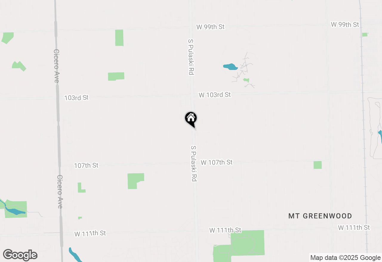 Map of 4003 W 105th Street #1W, Oak Lawn, IL 60453