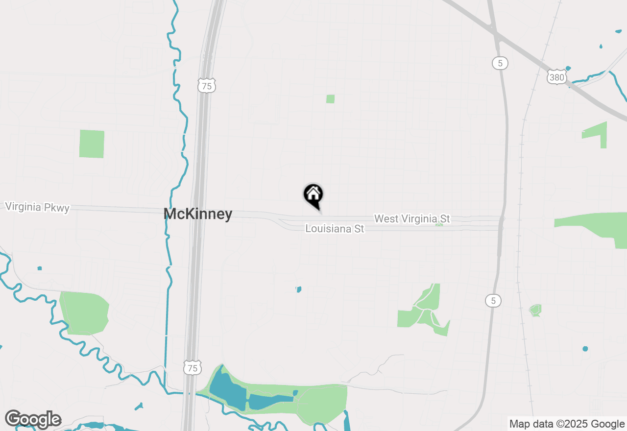 Map of 1500 W Virginia Street, Mckinney, TX 75069