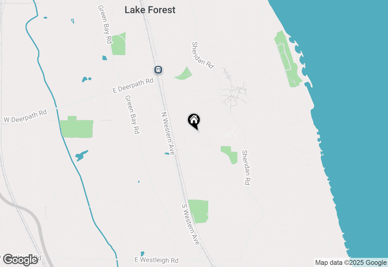 Map of 511 Rosemary Road, Lake Forest, IL 60045