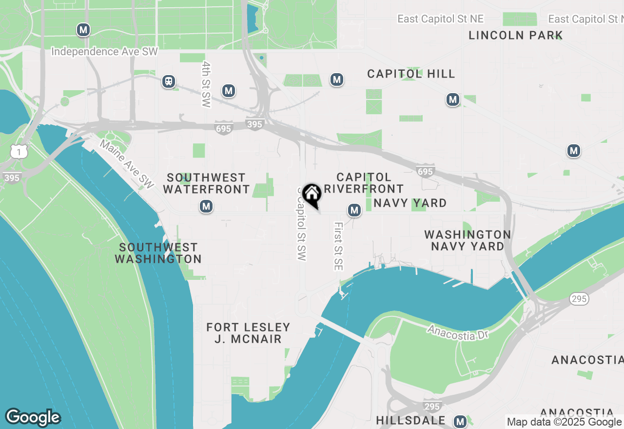 Map of 1211 Van Street Se #602, Washington, DC 20003