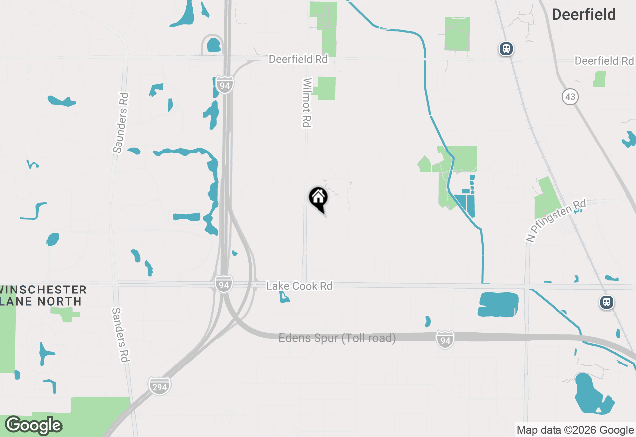 Map of 1555 Samanthas Way, Deerfield, IL 60015