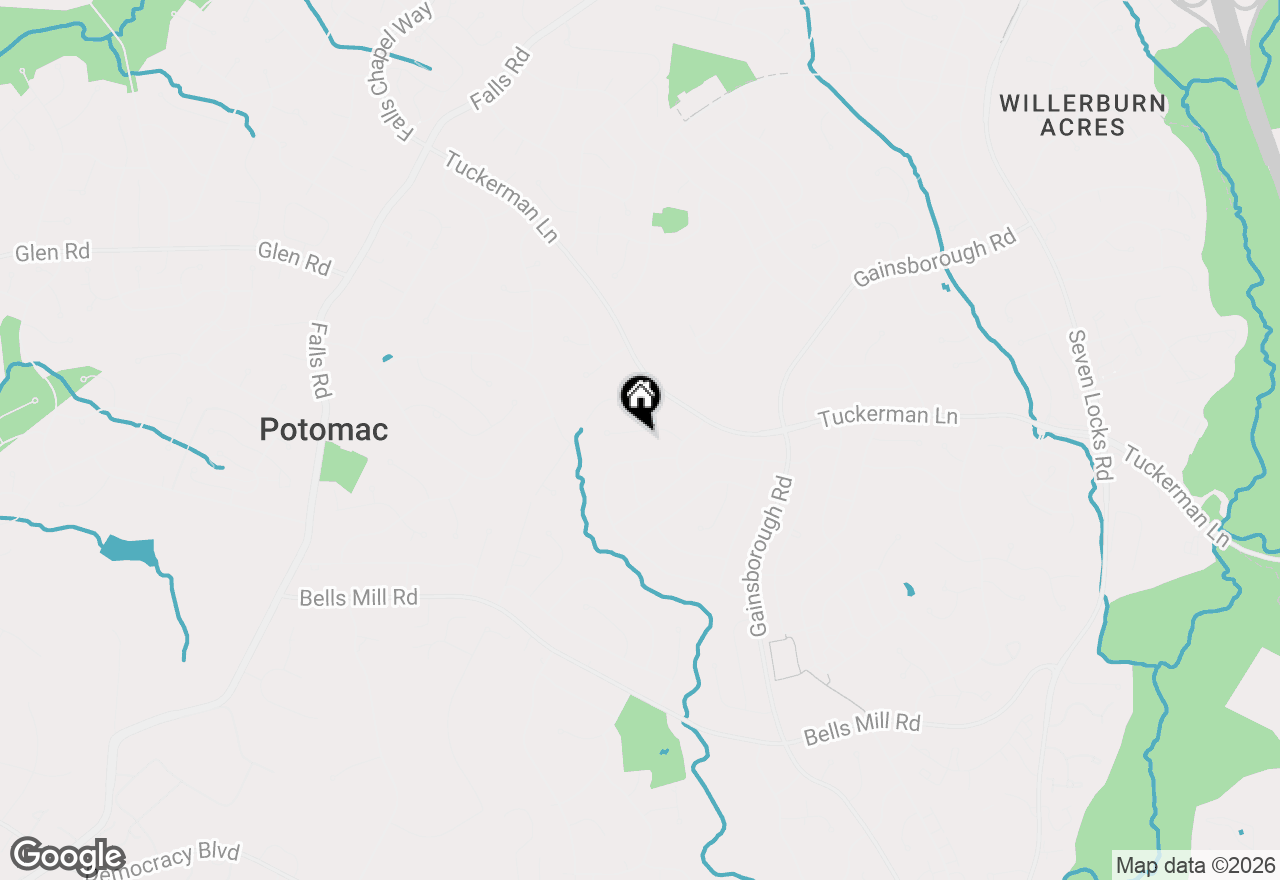 Map of 8700 Camille Drive, Potomac, MD 20854