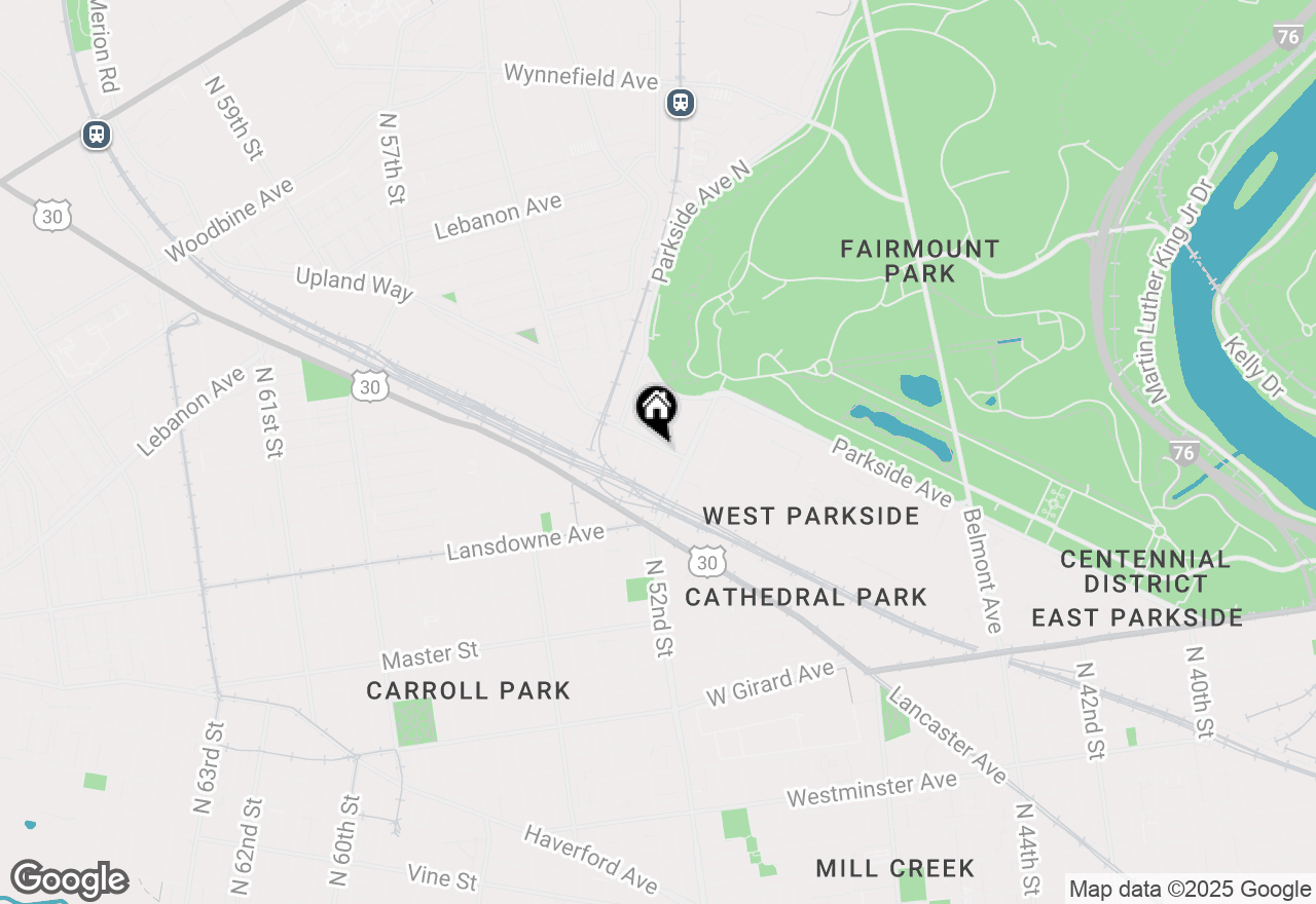 Map of 5236 W Jefferson Street, Philadelphia, PA 19131