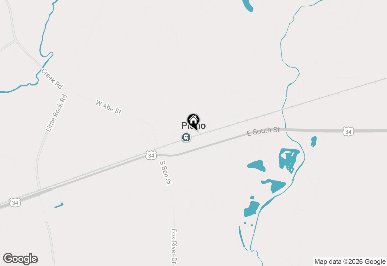 Map of 415 N West Street, Plano, IL 60545